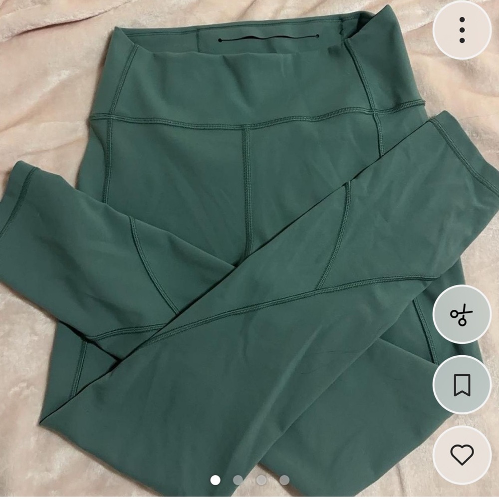 Lululemon Athletica Deep Green Leggings